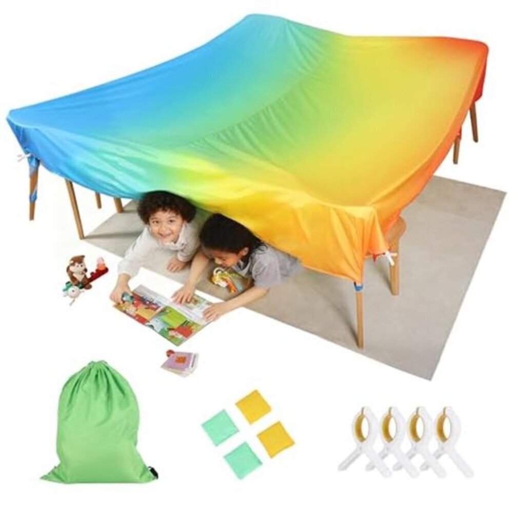 Cozy Fort Building Kit for Kids 4-8 Indoor Play Tent